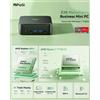 Selius Mini-PC E3B, processore AMD Ryzen 7 7735HS (8 core/16 thread, fino a 4,75 GHz), 24 GB di RAM LPDDR5, SSD M.2 da 512 GB, mini-computer desktop con sistema operativo Windows 11 Pro, ideale per l'uso scolastico o in ufficio, scheda grafica AMD …