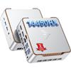 Selius Mini PC Hyper H2 con sistema operativo Windows 11 Pro, processore Intel Core i5-14450HX (10 core / 16 thread, fino a 4,80 GHz), 32GB di RAM DDR4, SSD M.2 NVMe da 1TB. Mini computer desktop ideale per ufficio, scuola o uso domestico