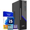 Selius PC da ufficio ultra-sottile con processore veloce, 32 GB di RAM e 1000 GB di SSD
