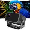 Selius Proiettore Beamer 4K per home cinema, con 500 lumen ANSI, risoluzione nativa 1080P, supporto 4K, messa a fuoco automatica e correzione trapezoidale, Wi-Fi 6 e Bluetooth 5.0, e funzionalità smart