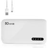 Selius Router portatile 5G WiFi, velocità ultraveloce di 2,77 Gbps, compatibile con 16 dispositivi, batteria da 6100 mAh, WiFi 6, 5G NR / 4G TDD