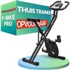 Selius F-Bike Pro, cyclette pieghevole per un peso massimo di 150 kg, con 16 livelli di resistenza, sella confortevole. Cyclette da interno pieghevole, elegante e ideale per l'allenamento fitness