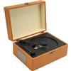 Selius Lettore CD - Lettore CD retrò con ricevitore Bluetooth e altoparlanti stereo Hi-Fi integrati