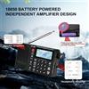 Selius Radio portatile - Radio a onde corte con ricezione mondiale, RDS, chip DSP e 1000 preset - Colore nero