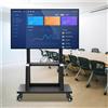 Selius Supporto TV - Treppiede per TV - Supporto per monitor - Base per TV - Carrello mobile per TV - Regolabile - Massimo 65 kg