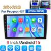 Selius Autoradio Android da 9 pollici - Stereo per auto 2 DIN - Lettore multimediale - Schermo touchscreen - HD IPS