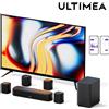 Selius Soundbar surround 7.1 per televisore, 330W, con subwoofer, 4 altoparlanti e controllo tramite app