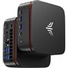 Selius Mini PC - Mini computer - Desktop compatto - Processore Ryzen a 3,7 GHz - 16 GB di RAM - SSD da 512 GB