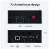 Selius Mini PC - Computer desktop compatto - 8 GB di RAM - 128 GB di SSD - Risoluzione 4K UHD - Wi-Fi 5