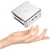 Selius Mini PC - Mini computer - Computer compatto - Processore Intel - 16 GB di RAM e 512 GB di SSD - Windows Pro - Supporto per tre monitor 4K