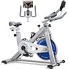 Selius Bicicletta da fitness - Bicicletta da - Cyclette - Bicicletta da allenamento - Modello compatto - Resistenza da 300 Watt