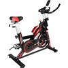Selius Cyclette da casa - Bicicletta fitness - Cyclette per il fitness - Cyclette cardio - Struttura in acciaio - Resistenza regolabile