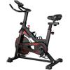 Selius Cyclette da casa - Bicicletta da - Bicicletta fitness - Ergometro - Bicicletta da indoor - Sella e braccioli regolabili