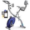 Selius Cyclette multifunzione 4-in-1: cyclette, ergometro, cyclette da casa, cyclette pieghevole