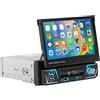 Selius Lettore multimediale per auto - 2 DIN - 7 pollici - MP5 con telecamera - Display Carplay - Touchscreen - Sistema di navigazione per auto
