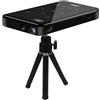 Selius DLP P09-II - Proiettore - Proiettore Beamer - Mini Proiettore - 3DLP - Full HD 1080P 4K - 5W - 854x480 dpi