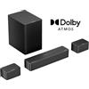 Selius Soundbar - Barre sonore - Barre sonore con subwoofer - Barre sonore per TV - Barra sonora con subwoofer Dolby Atmos