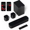 Selius Soundbar - Barre sonore - Barre sonore per TV - Altoparlante - con sistema audio surround - per home theater