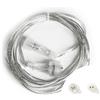 Wisdom Cavo prolunga 10 metri trasparente per catena di luci e tende luminose Led di Natale Wisdom