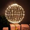 Wisdom Sfera luminosa 3D 30cm 120 Led in metallo Bianco Caldo Wisdom
