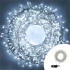 Wisdom Catena di luci 25 metri da 500 Led Bianco Freddo con cavo trasparente Wisdom