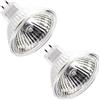 DLEDMOP MR16 Lampadina Alogena 24V 50W 20W 35W GU5.3 MR16 Luce Lampadine Alogene Copertura in Vetro per Lampada Da Scrivania Luce A Binario(2PCS / 50W)
