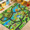 FCXVXCL Tappeto da Gioco per Bambini Tappeto da Gioco Antiscivolo Tappetino da Gioco Lavabile in Lavatrice a Pelo Corto per la Camera dei Bambini Decorazione della Sala Giochi 60 x 90cm2
