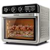 G3 Ferrari G10221 Forno Air Fryer Multifunzione 32 L, 2000 W, 5 Programmi di Cottura, 6 Resistenze, Temperatura Regolabile fino a 230 °C, Display con Timer, Accessori Inox Senza BPA/PFOA, Nero-Argento