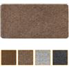 ANRO Zerbino a stribet, dimensioni 40 x 80 cm, colore: marrone scuro