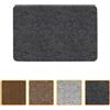 ANRO Zerbino a stribet, dimensioni 40 x 60 cm, colore: nero