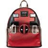 Loungefly Marvel Metallic Deapool - Borsa a tracolla doppia, Multi, Mini