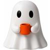 Figurina Fantasma con Tazza di Caffè Adattabile per Scrivania, Caffetteria