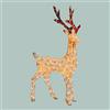 Lotti Renna Luminosa 3D Acrilico Lotti Natale Interno Esterno Bianco Caldo 105 cm 200 led Serie LHC