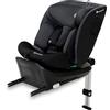 kk Kinderkraft Kinderkraft I-360 Seggiolino auto 0-36 kg, I-SIZE 40-150 cm, Seggiolino 360 girevole, con Isofix Base, Reclinabile Posizione sdraiata, Poggiatesta regolabile, Gruppo 0 1 2 3, Nero
