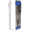 Pradel Essentiel Amefa Pradel Essentiel Baltics Coltelli Tavola Inox, 20.6 cm, Set da 12 | Set di 12 coltelli da tavolo 206 mm, acciaio inox 18/0, finitura standard, adatti alla lavastoviglie