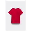 Tezenis T-shirt In Cotone Girocollo Con Taschino Bimbo Bambino Rosso