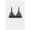 Tezenis Reggiseno Triangolo Pizzo Riciclato Lisbon Donna Blu