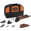 BLACK+DECKER MT300SA2-QS Utensile multifunzione con borsa portautensili e accessori in dotazione
