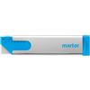 MARTOR SECUNORM HANDY Cutter di Sicurezza, Inox, Ritiro Lama | Cutter, cursore doppio, lama inox, 4 posizioni, cartone & film, nastro, destro & mancino. No. 1444.02