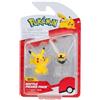 Pokémon PKW3576 - Set di figure da battaglia, Ninjask & Pikachu, personaggi ufficiali dettagliati, 5 cm