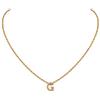 Suplight Collana Donna con lettera da A a Z con zirconia cubica collana con iniziale ciondolo lettera colore argento/oro collana iniziale confezione regalo