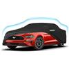Proadsy Telo copriauto per Ford Mustang 1994-2022 2023, impermeabile per tutte le stagioni, antivento, anti-neve, pioggia, grandine, sole, protezione dai raggi UV, per esterni, interni, esterni, colore nero