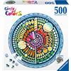 Ravensburger - Puzzle Circolare Caramelle, Collezione Circle of Colors 500 Pezzi, Idea regalo, per Lei o Lui, Puzzle Adulti
