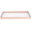Tagliapasta Vassoio rettangolare secca pasta fresca in legno di faggio. Dimensioni 32x60 cm