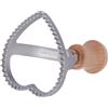 Tagliapasta Stampo taglia ravioli in alluminio a forma di cuore - Diametro 85 mm