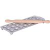 Tagliapasta Ravioliera per fare 24 ravioli quadrati 40x40 mm e ripieno tondo