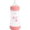 Chicco Biberon P5 240 ml Med Silicone Girl