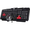Marvo KW509 Set tastiera e mouse gaming wireless CZ/SK, nero, membrana