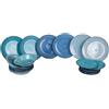 VILLA D'ESTE HOME TIVOLI Baita Acqua Ocean Servizio Tavola Piatti Set 18 Pezzi Gres