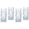 NACHTMANN Punk Bicchiere Alto da Longdrink Cocktail Set 4 Pezzi 390ml Cristallo